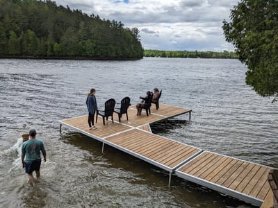 Aluminum Pole dock for sale North Bay